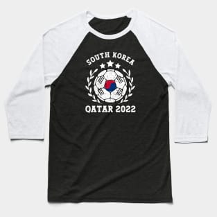 South Korea Football Baseball T-Shirt